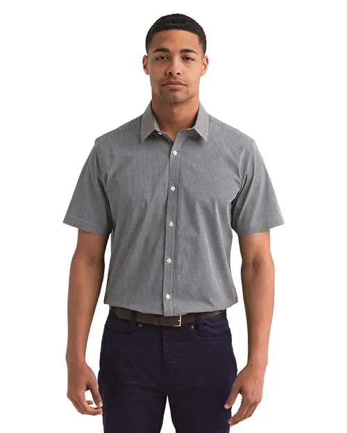 Short Sleeve Cotton Button Up Shirt PrintMeTees.com