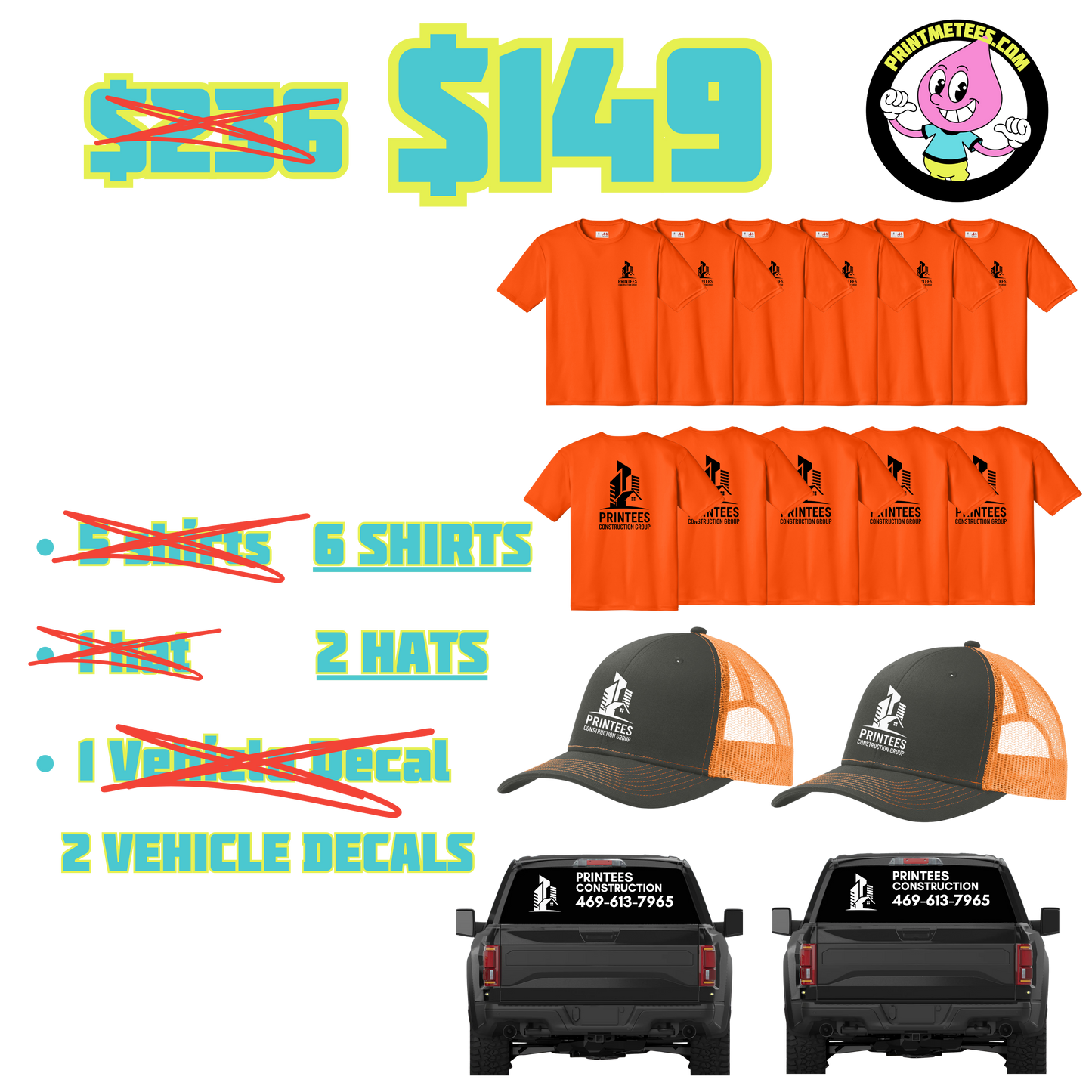 Solo Contractor bundle PrintMeTees.com