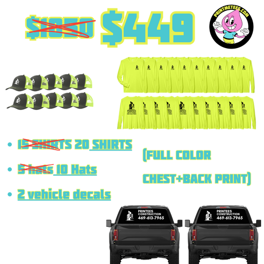 Team Contractor Bundle PrintMeTees.com